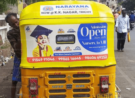 Auto Rickshaw Advertising in Trichy