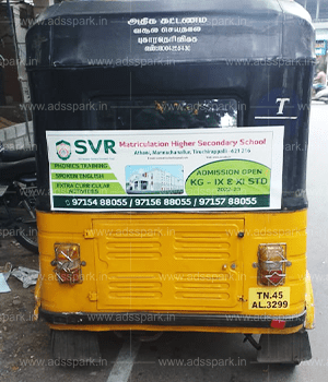 Auto Rickshaw Advertising in Trichy