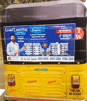 Auto Rickshaw Advertising in Trichy
