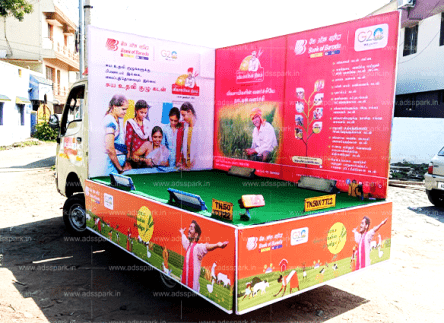Mobile van advertising in trichy